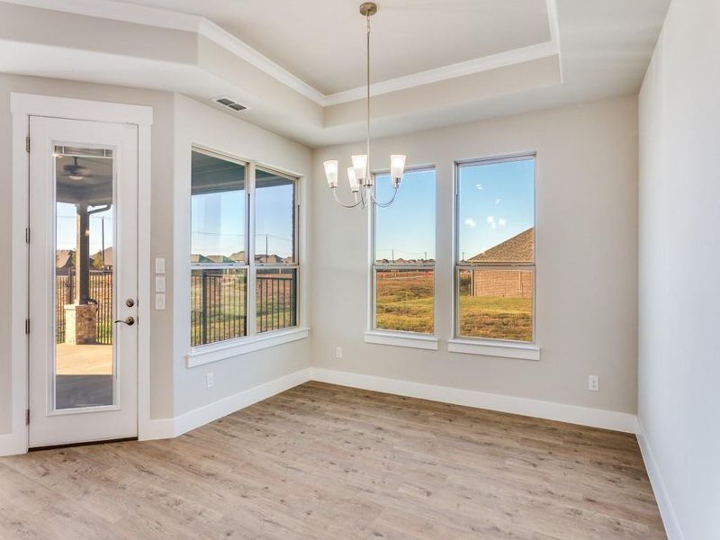Spacious, unfurnished interior of a new home in Ladera at the Reserve, Mansfield (Image 23).