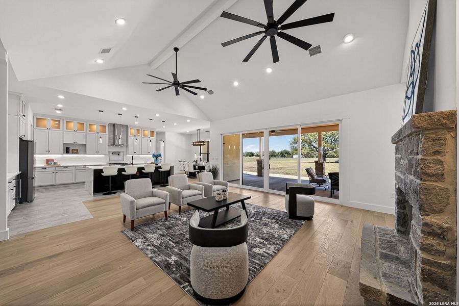 Furnished interior view inside a new home in , Bandera (Image 14). Furnished interior view inside a new home in , Bandera (Image 14).