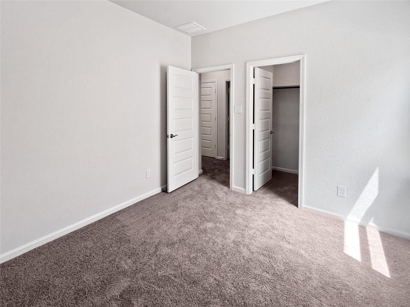 The Princeton II- Second Hall Bath Upstairs. Home under construction, image used for illustrative purposes only, colors and options will vary. The Princeton II- Second Hall Bath Upstairs. Home under construction, image used for illustrative purposes only, colors and options will vary.