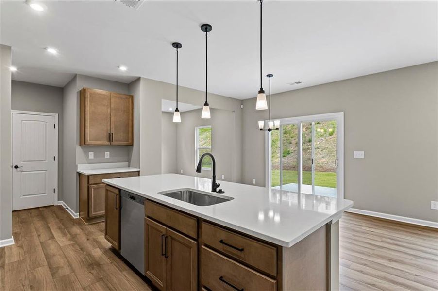 Furnished interior view inside a new home in Sage Woods, Dallas (Image 7).