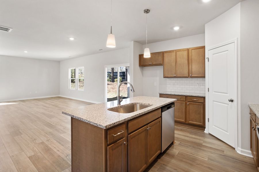 Furnished interior view inside a new home in Cambridge Reserve, Angier (Image 12).