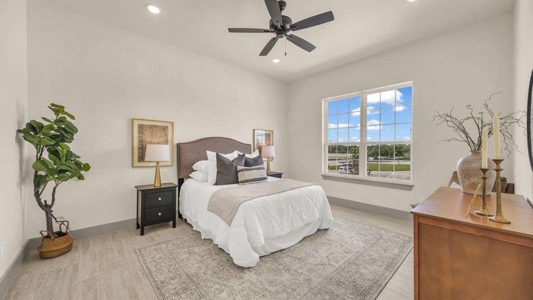 Furnished interior view inside a new home in , Aledo (Image 8).