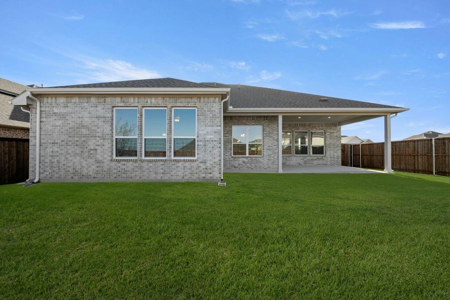 Representative exterior details of a home built from the Cherry by Kindred Homes in Westside Preserve, Midlothian (Image 34).