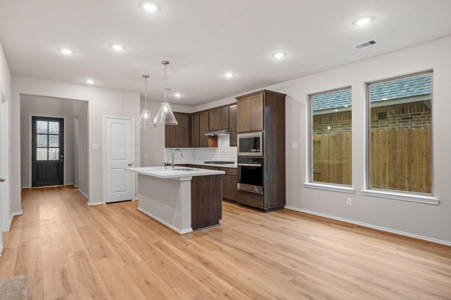 Furnished interior view inside a new home in The Highlands, Porter (Image 13).