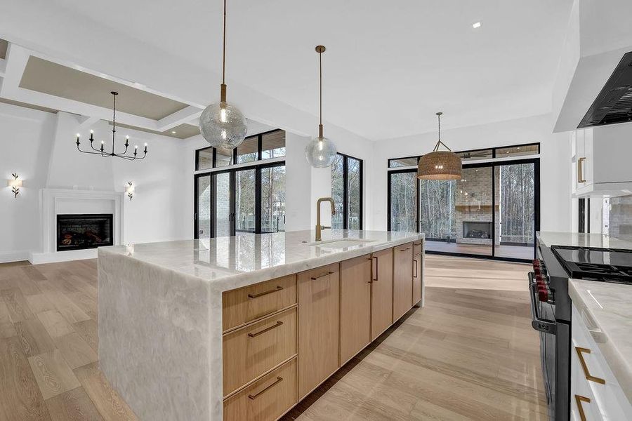 Furnished interior view inside a new home in , Johns Creek (Image 11).