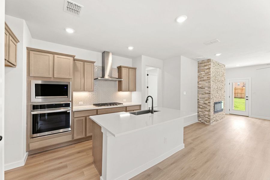 Furnished interior view inside a new home in Veranda Designer, San Antonio (Image 5).