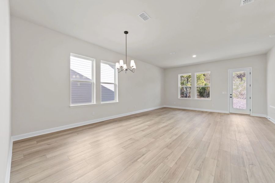 Dining and Family Room Dining and Family Room