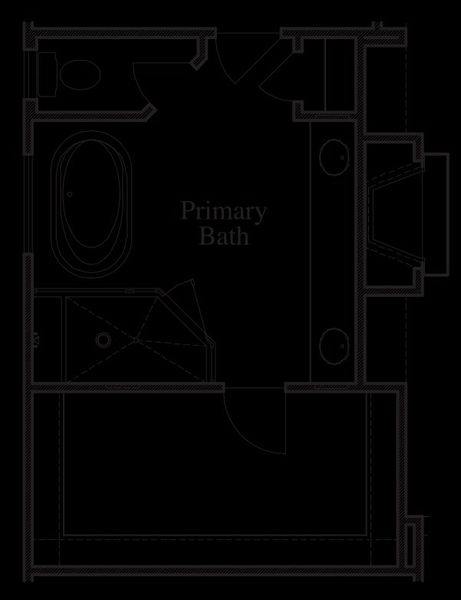 2D floor plan layout for the 2568 by Texas Homes in Legend Park, Castroville, TX (Image 5).