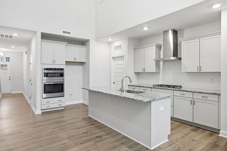 Furnished interior view inside a new home in Ovation at Sweetbrier, Durham (Image 8).