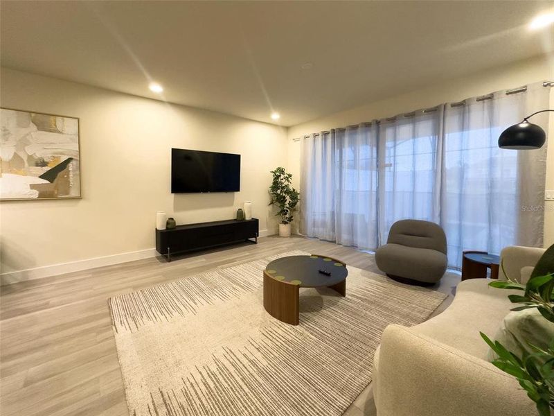 Furnished interior view inside a new home in , Clermont (Image 5).
