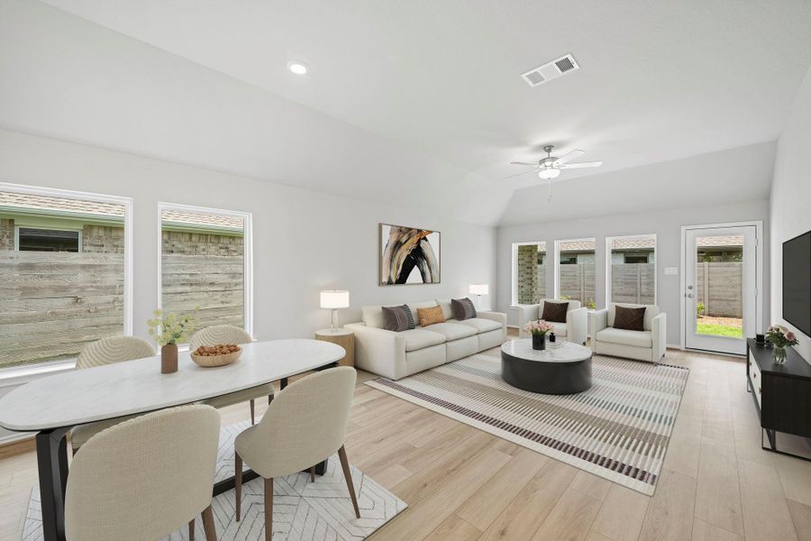Furnished interior view inside a new home in Two Step Farm, Montgomery (Image 9).
