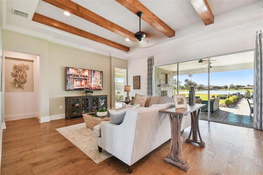 Furnished interior view inside a new home in Lake Toscana, Wimauma (Image 6).