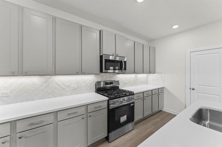 Furnished interior view inside a new home in , Dayton (Image 6).