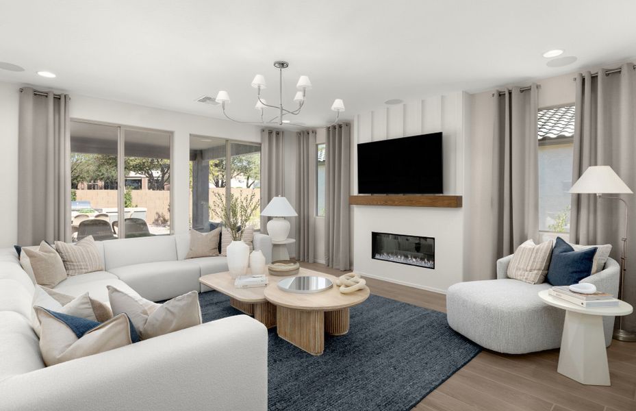 Representative furnished interior of a home built from the Sanctuary by Del Webb in Sun City Anthem at Merrill Ranch, Florence (Image 11).