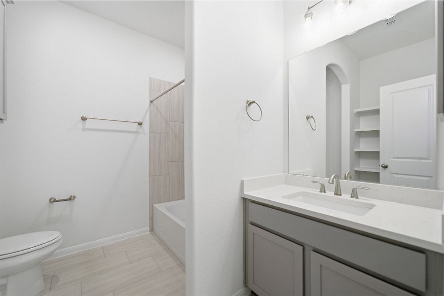 Furnished interior view inside a new home in Sunfield, Mustang Ridge (Image 15).