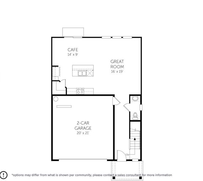 2D floor plan layout of this home in Cedar Creek, Jacksonville, FL (Image 5).