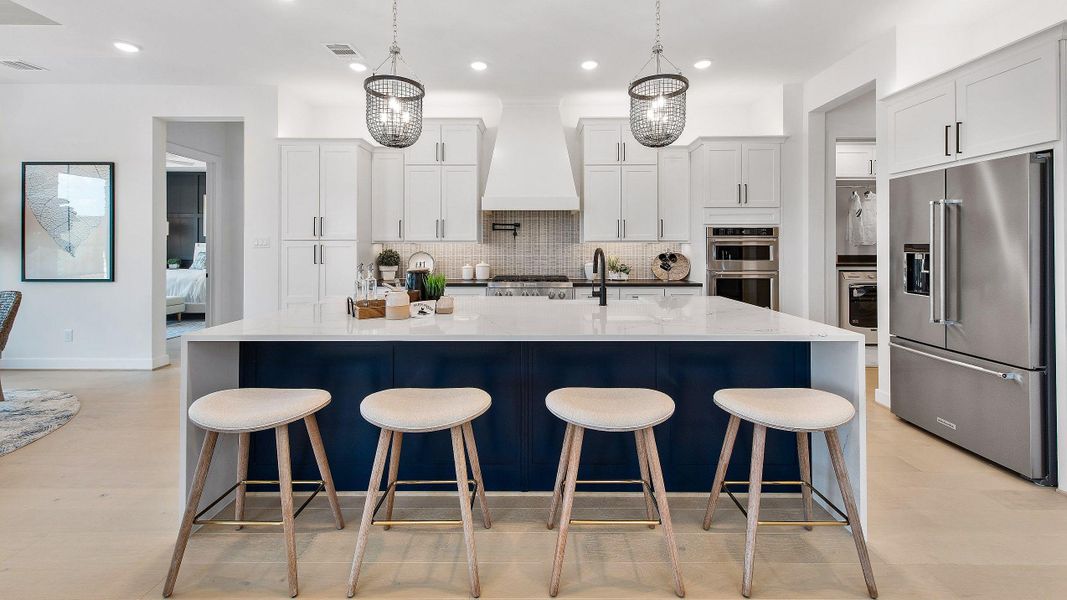 Furnished interior view inside a new home in Legacy, League City (Image 25).