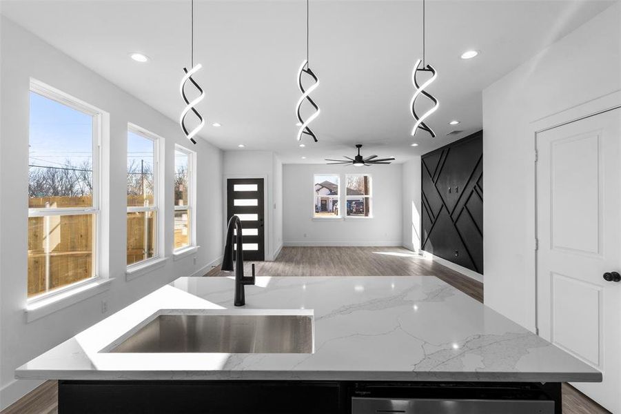 Furnished interior view inside a new home in , Greenville (Image 3).