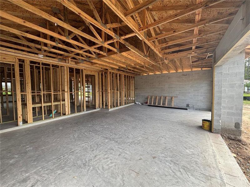 In-progress construction of a new home in , Palm Coast, FL (Image 41).