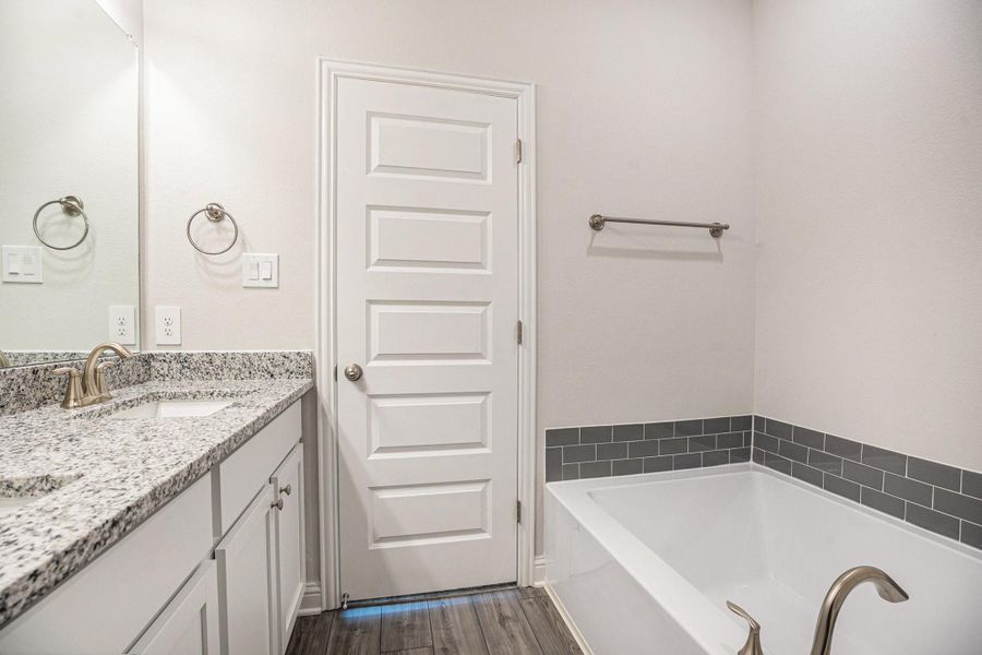 Furnished interior view inside a new home in Bayou Maison, Dickinson (Image 2).