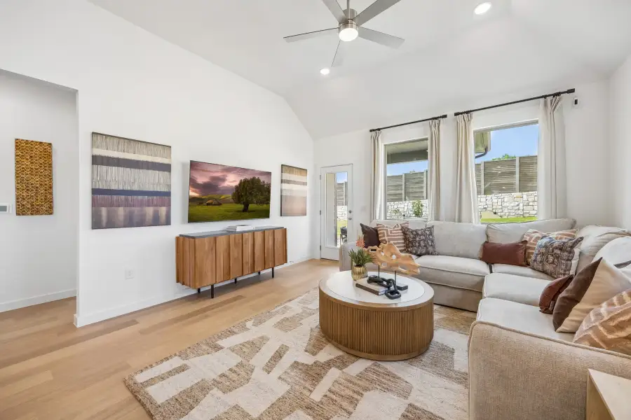 Furnished interior view inside a new home in Prairie Winds, Hutto (Image 28).