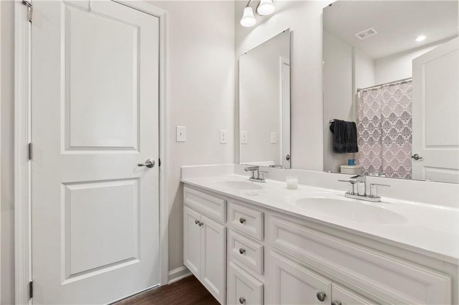 Furnished interior view inside a new home in Newberry 55+, McDonough (Image 29).