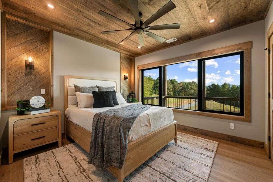 Furnished interior view inside a new home in , Blue Ridge (Image 44).