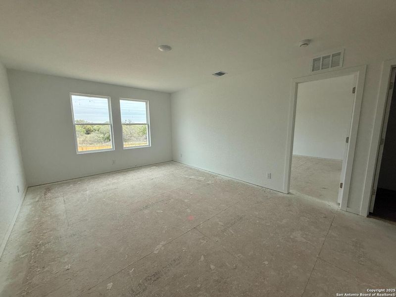 In-progress construction of a new home in Meadows at Hennersby Hollow 40's, San Antonio, TX (Image 22).