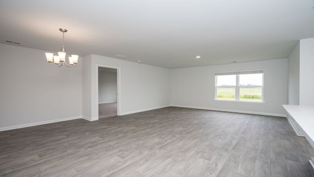 Representative unfurnished interior of a home built from the KERRY by D.R. Horton in Stanbury Creek, Supply (Image 28).