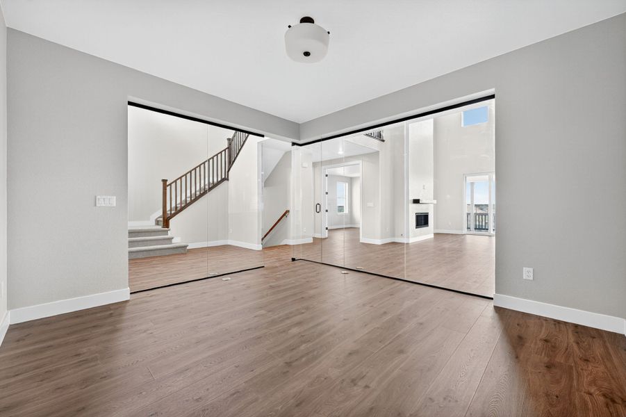Spacious, unfurnished interior of a new home in Hillside at Crystal Valley Destination Collection, Castle Rock (Image 21).