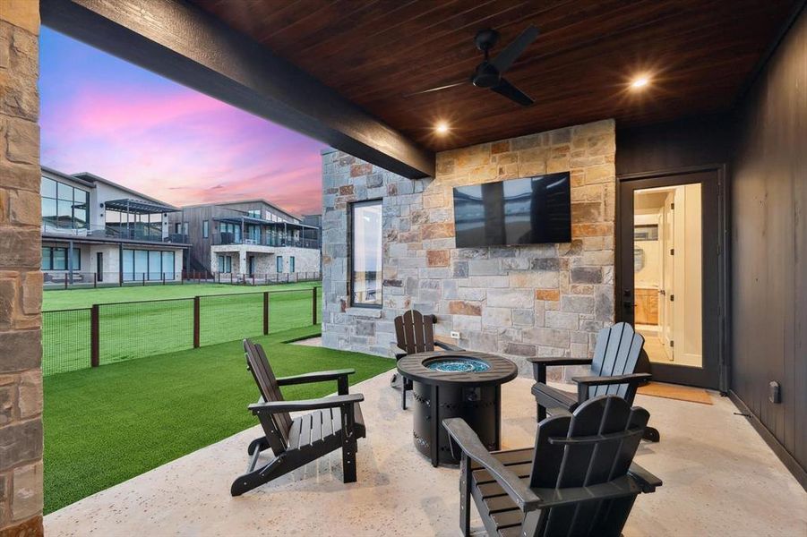 Exterior details and patio area of a home in , Graford (Image 24). Exterior details and patio area of a home in , Graford (Image 24).