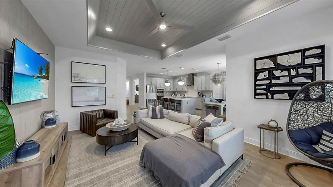 Furnished interior view inside a new home in , Sarasota (Image 48).