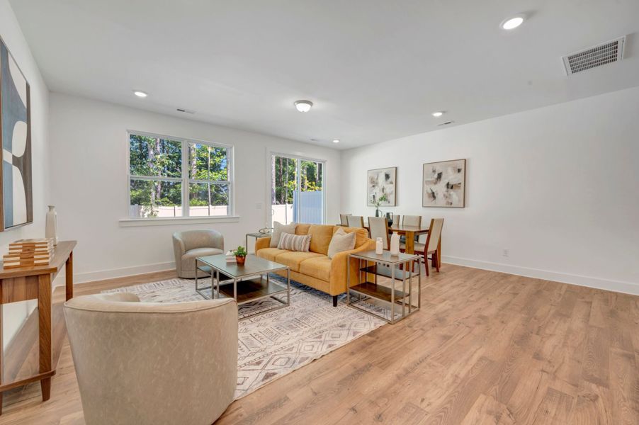 Furnished interior view inside a new home in Ashmore Townes, Garner (Image 5).