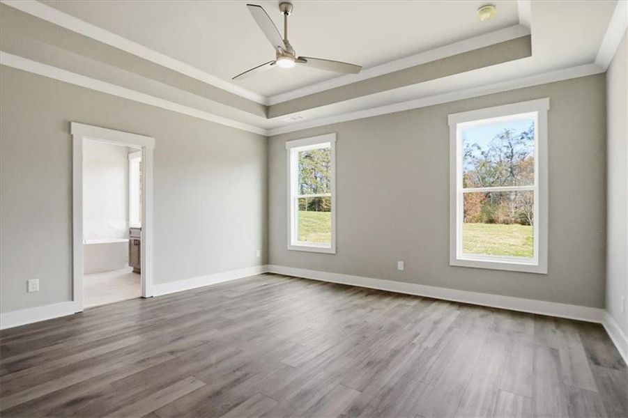 Spacious, unfurnished interior of a new home in , Statham (Image 59).