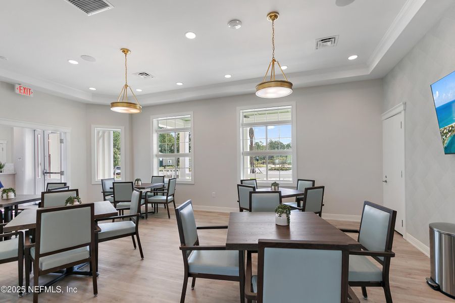 Furnished interior view inside a new home in Tributary: Lakeview at Tributary 50's, Yulee (Image 6).