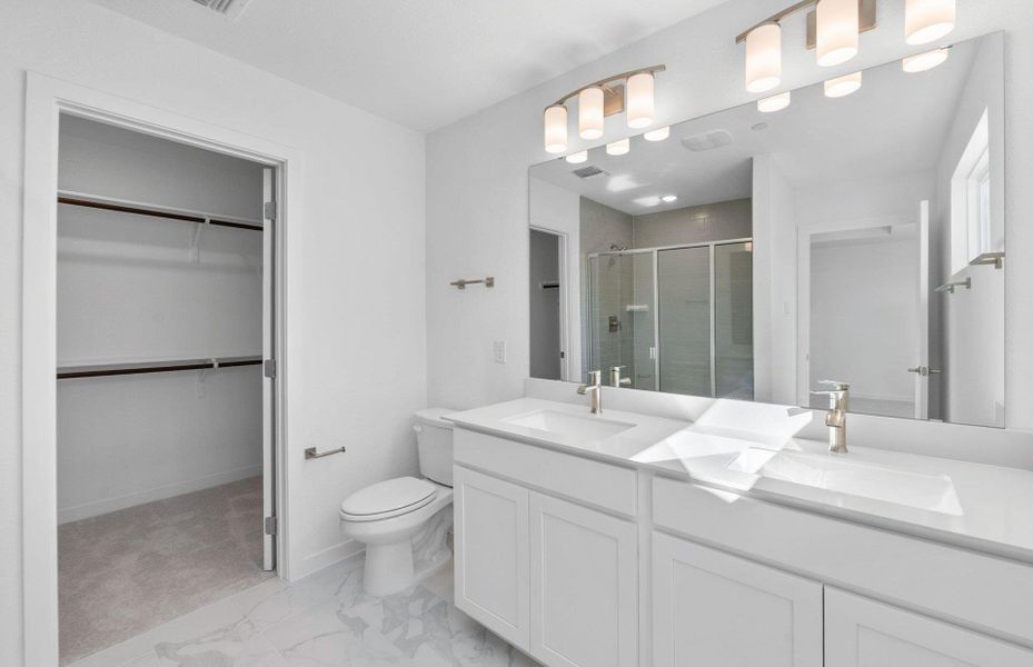 Furnished interior view inside a new home in Monarch on Main, Round Rock (Image 10).