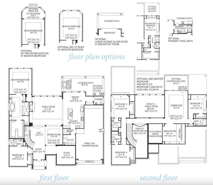 2D floor plan layout for the Whitley 4912 by J. Patrick Homes in Briarley, Montgomery, TX (Image 3). 2D floor plan layout for the Whitley 4912 by J. Patrick Homes in Briarley, Montgomery, TX (Image 3).
