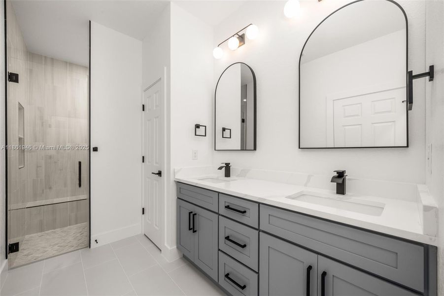 Furnished interior view inside a new home in , Sebring (Image 8).