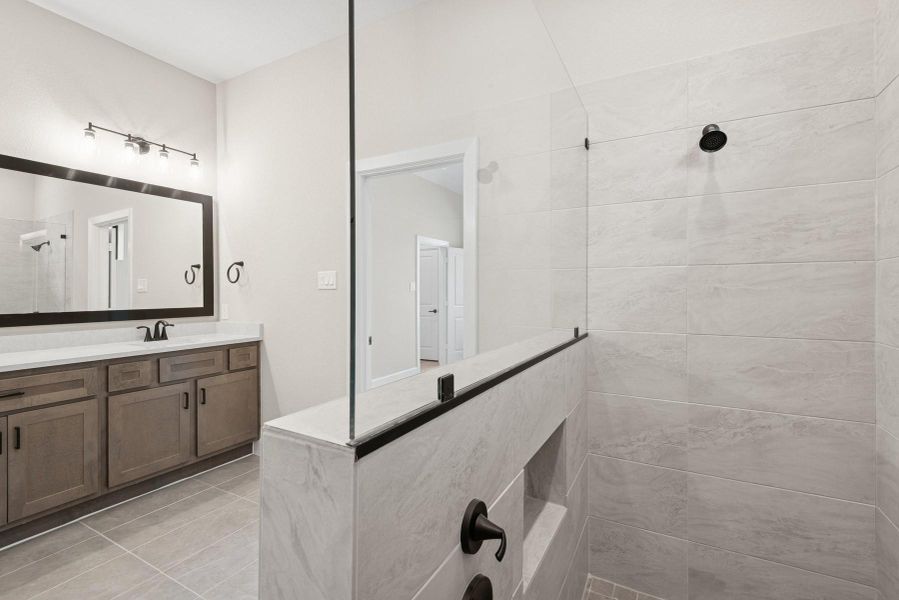 Furnished interior view inside a new home in Colton 45' Homesites, Todd Mission (Image 9).