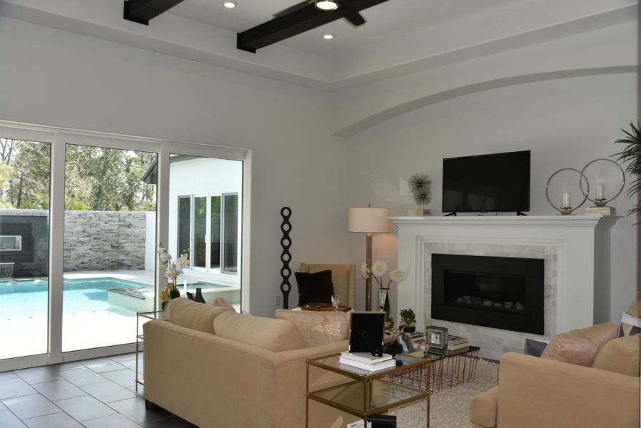 Furnished interior view inside a new home in Toscana, Palm Coast (Image 13).