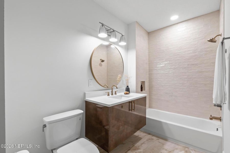 Furnished interior view inside a new home in , Palm Coast (Image 41).