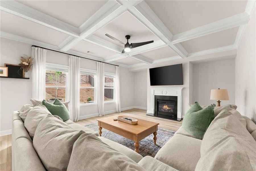 Furnished interior view inside a new home in , Gainesville (Image 18).