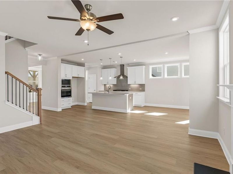 Spacious, unfurnished interior of a new home in Wehunt Meadows, Hoschton (Image 15).