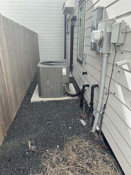 Exterior details and patio area of a home in , Houston (Image 4).