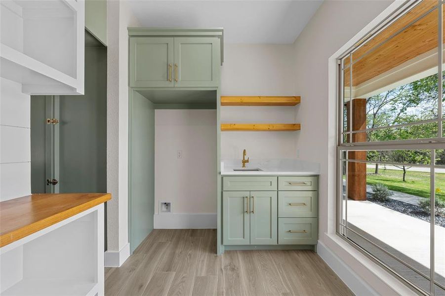 Furnished interior view inside a new home in , China Spring (Image 30).