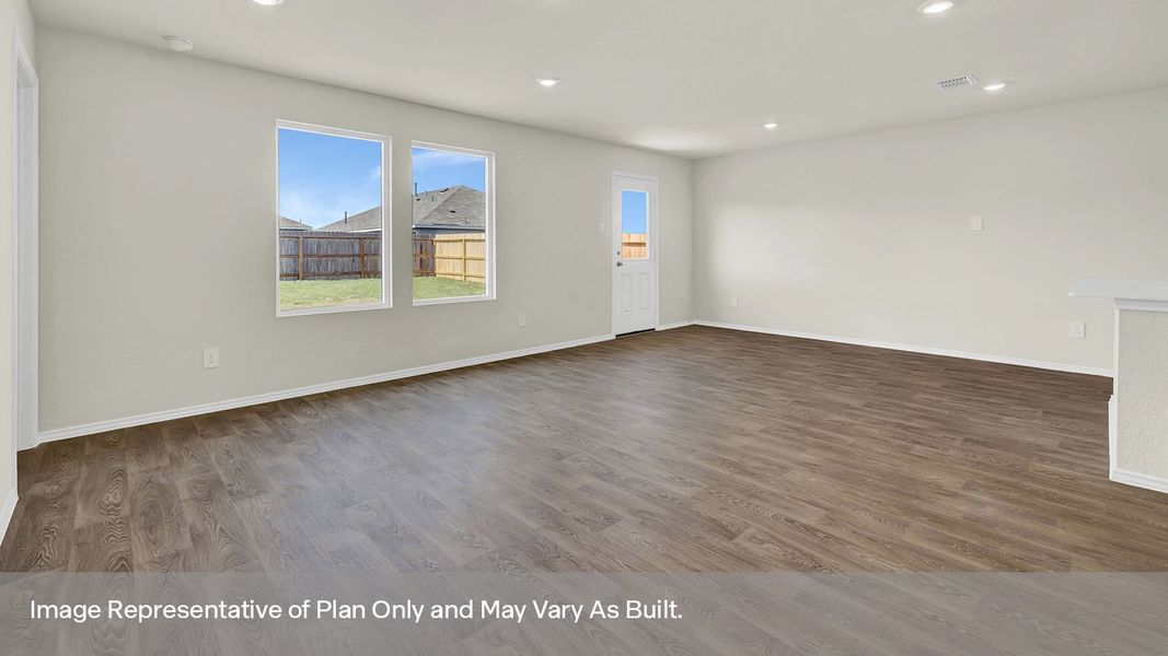 Representative unfurnished interior of a home built from the The Baylor by D.R. Horton in Navarro Fields, Seguin (Image 17).