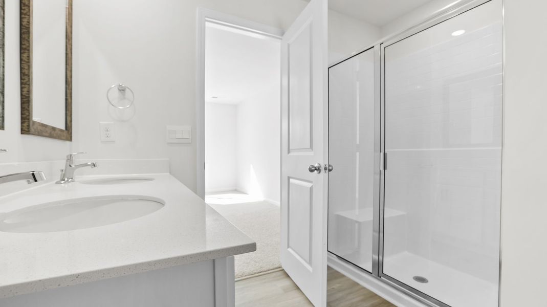 Furnished interior view inside a new home in Durbin Meadows, Fountain Inn (Image 9).