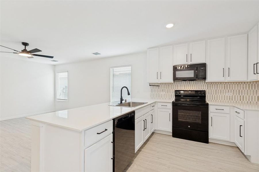 Furnished interior view inside a new home in Tillage Farms, Princeton (Image 12).