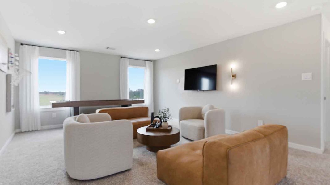 Furnished interior view inside a new home in Alexander, Pearland (Image 15).