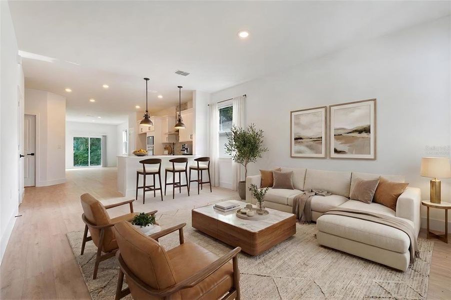Furnished interior view inside a new home in , Apopka (Image 16).
